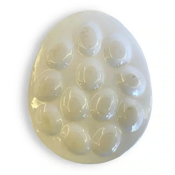 BIA CORDON BLEU Oval Deviled Egg Dishes - Set of 2 - Picture 6 of 7